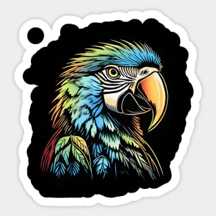 McCaw Parrot Sticker